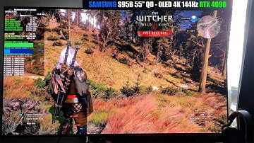The Witcher 3 Looks Amazing on the Samsung S95B 4K QD OLED | RTX 4090 | i9 13900K 6GHz