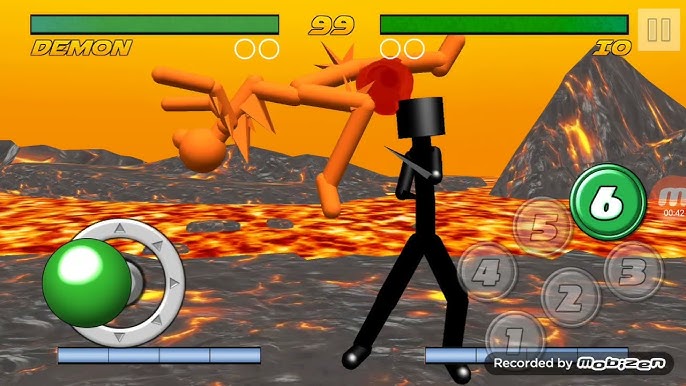 Wombo combos in stickman fighting 3d 