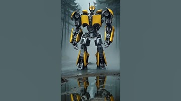 Yellow Sports Car Transforms into Giant Robot | Epic Transformation Animation