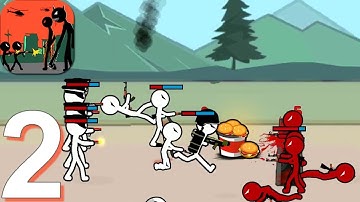 Stickman Army: World War Legacy Fight - Gameplay Walkthrough Part 2 (Android Gameplay)