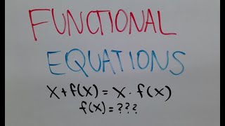 Some Cool Functional Equations