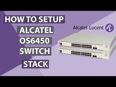 How to Stack Alcatel Switches OS6450.