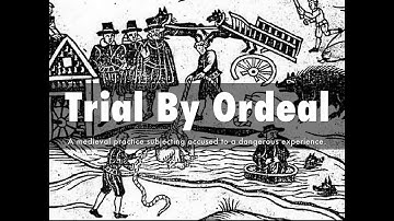 Early Methods of Detecting Deception (Trial By Ordeal) And Polygraph Test