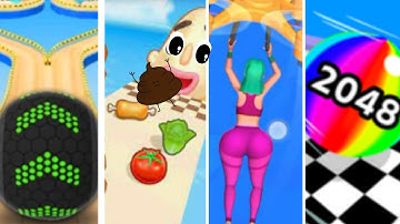 Going Balls vs Sandwich Runner vs Twerk Race 3D vs Ball Run 2048 #122 I Mobile Game