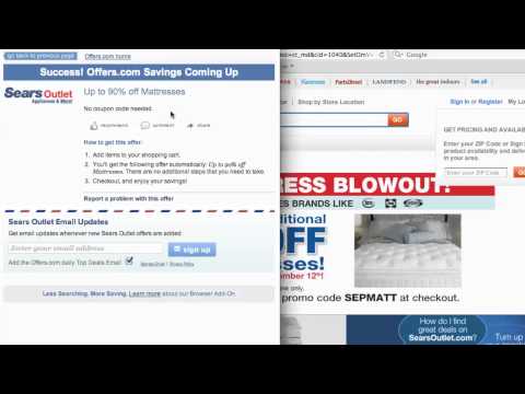 Sears Outlet Coupon Code 2013 – How to use Promo Codes and Coupons for SearsOutlet.com