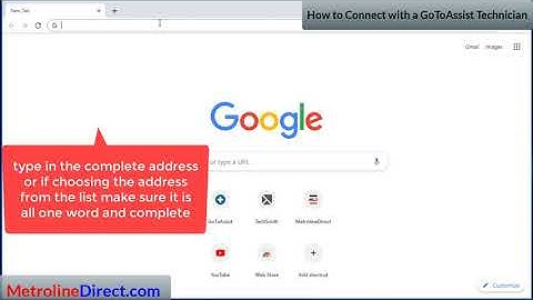 How to Connect with a GoToAssist Technician