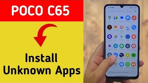 How to install unknown apps, install APK, Poco C65 me third party app install kaise karen, app insta