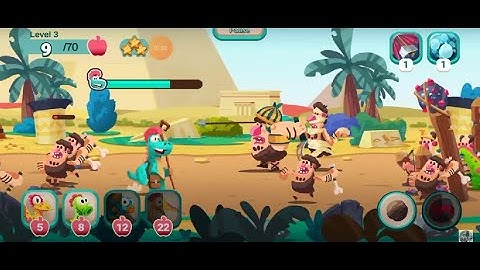 Dino Bash Travel Through Time - Island 2 - Level 4