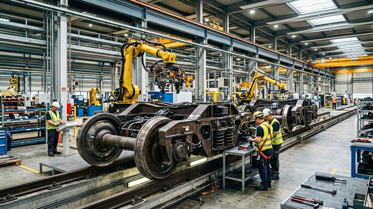 Train Inide Factory The Only Thing Keeping High-Speed Trains on Tracks: Inside the $5M ...