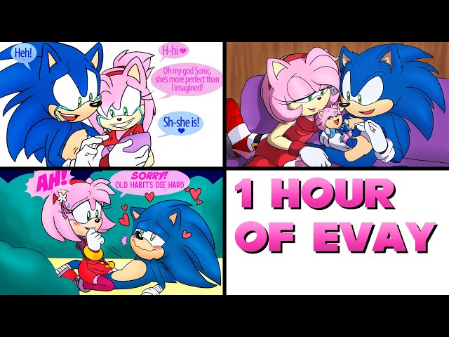 1 HOUR of Sonic x Amy - Sonamy Comic Dub MEGA COMP 