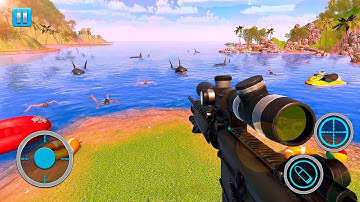 Whale Shark Attack FPS Sniper Shooter Gameplay
