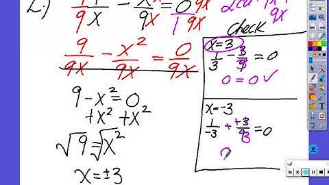 2-5 Solving Rational Equations