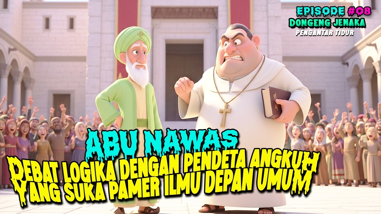 ABU NAWAS DEBAT LOGIKA DENGAN PENDETA TINGGI ILMU YANG SUKA PAMER ILMU | DONGENG PENGANTAR TIDUR