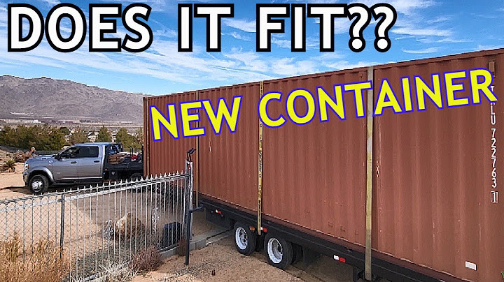 Buying a 40' container
