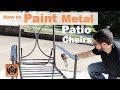 How to Paint Metal Patio Chairs (Step-by-Step!!)