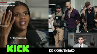 SNEAKO Reacts to Candace Owens Breaking Her Silence on The Tates Arrest