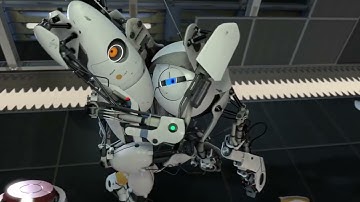 Traffic Cone Reacts to Portal 2 Google Translate Edition Co-op Trailer