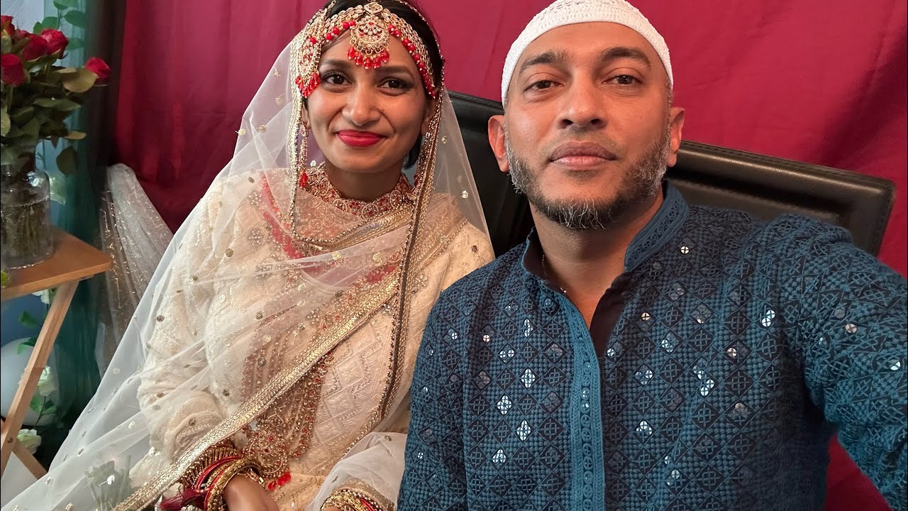 NIKAH CEREMONY IN LONDON Uk 🇬🇧 #family #wedding #vlog #fyp 