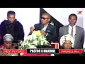 Official farewell of pastor s majenge