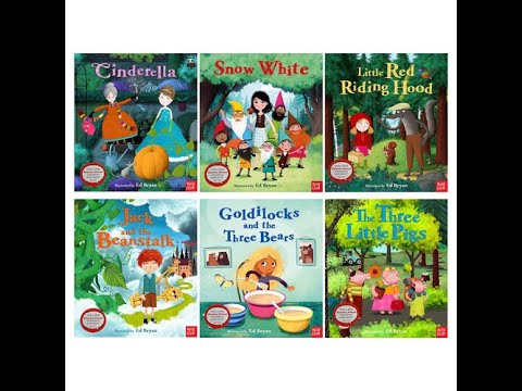Childrens Classic Fairy Tales 6 Books Collection Set (Cinderella, Snow white, and many more....... )