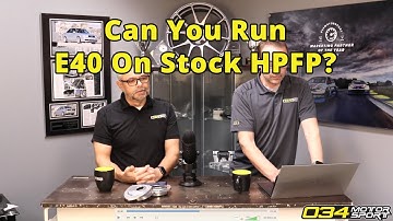 Can You Run E40 On The Stock B8 3.0T High Pressure Fuel Pump? | 034Motorsport FAQ