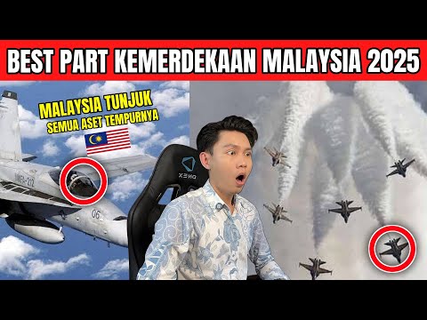 WOW PERTUNJUKAN PESAWAT MALAYSIA DI HARI KEBANGSAAN BUAT RAKYAT INDONESIA TAKJUB