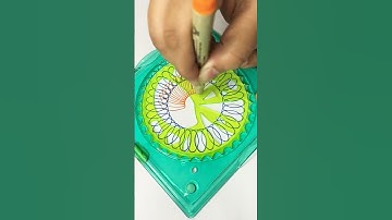 ASMR Sounds for Calm | Relaxing Spirograph Art for Stress-Free! #art #shorts #spirograph #asmr