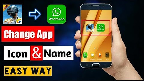 How to change app icon and name - without root