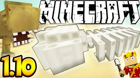 Minecraft 1.10 Snapshot: Fossil Excavation Archeology Dig! Lets Play Ep.1