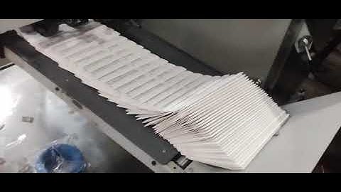    Greetings,Here is the video of our new installation of RATAN Semi Automatic Paper folding machine