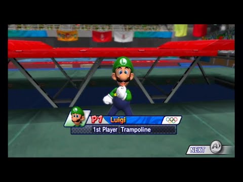 Mario Sonic At The Olympic Games Comet Circuit Luigi Playthrough