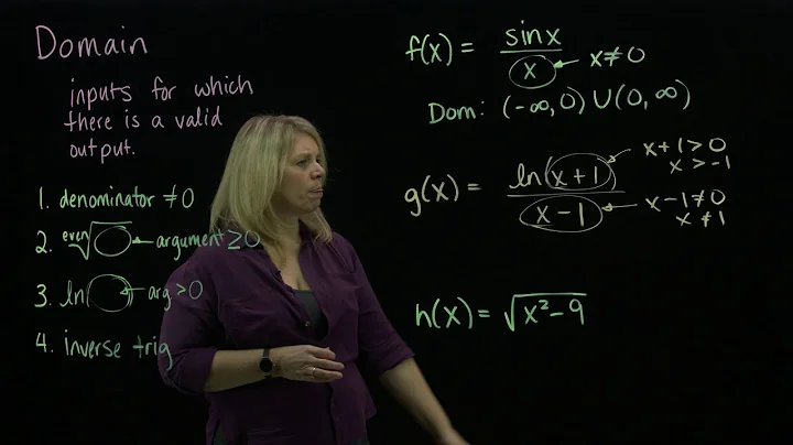 Domain of Functions