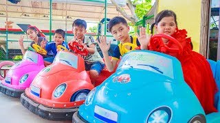 Kids Go To School | Chuns With Best Friends Play In Fairy Garden The Children's City Toys