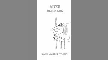 2D Animation - Witch Dialogue #animation #2danimation #wizard101 #opentoonz