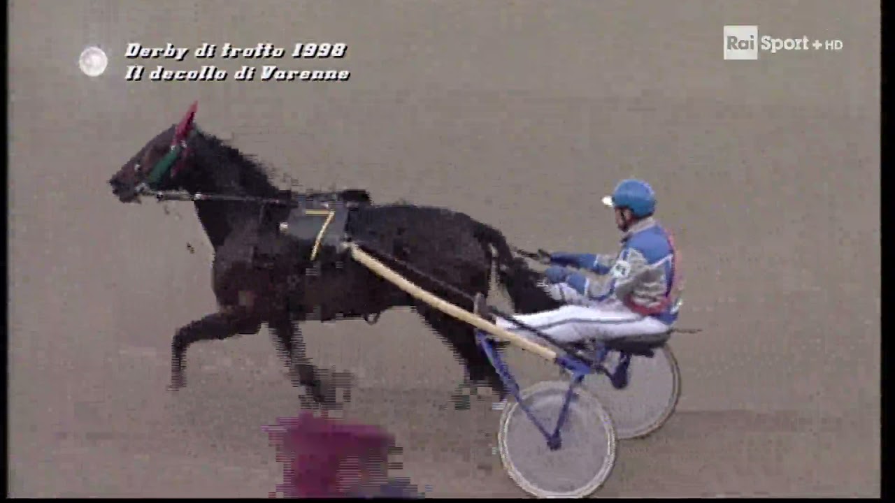 Derby di trotto 1998 - il decollo di Varenne