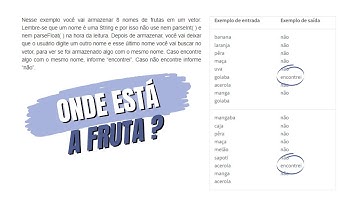 Busca de palavras em um vetor de texto | Javascript | Exercícios Resolvidos
