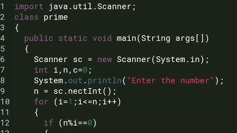 Prime number program in java |Java program