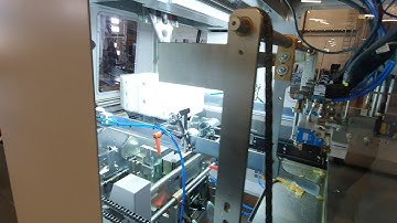 Boix FP-4/2M plus Pre-feeder and box stacker.