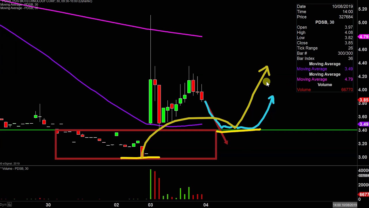 PDS Biotechnology Corporation PDSB Stock Chart Technical Analysis for