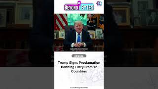 Trump Signs New Travel Ban Affecting 19 Countries | Effective June 9, 2025