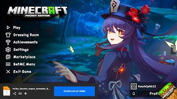 Anime Girl UI For MCPE 1.21+ | BetMC UI For Minecraft Pocket Edition