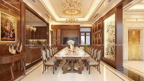 Thiết Kế Thi Công Nội Thất Biệt Thự Tân Cổ Điển Khu Đô Thị Phú Lương Hà Nội