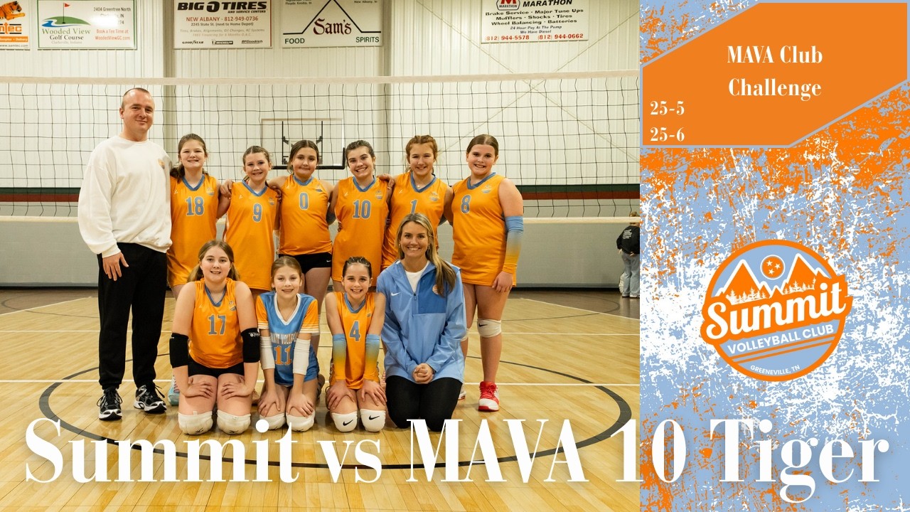 Summit 11U Orange vs MAVA 10 Tiger MAVA Club Challenge 2026