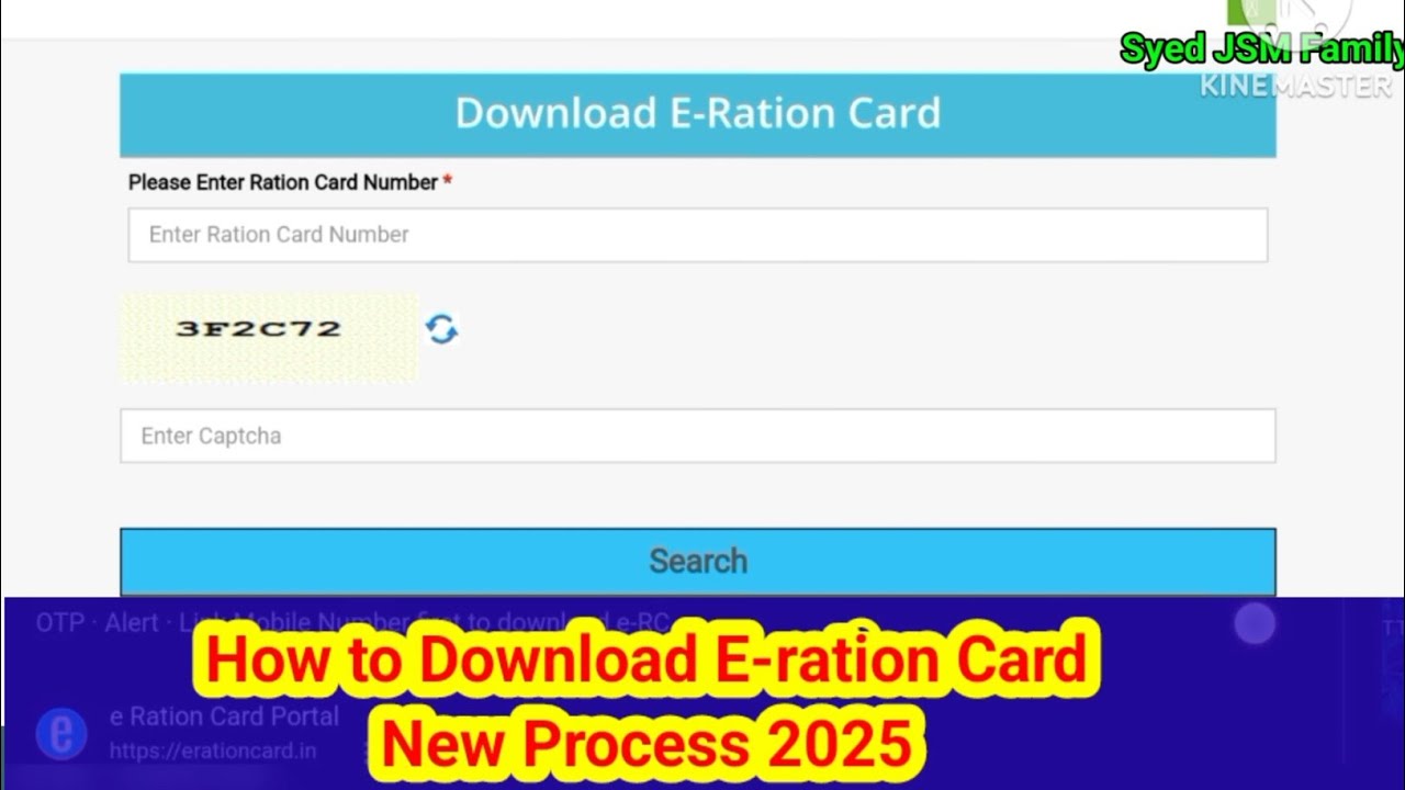 How Is Eprint Ration Card How to Download E-Ration Card New Process 2025 #erationcard #update ...