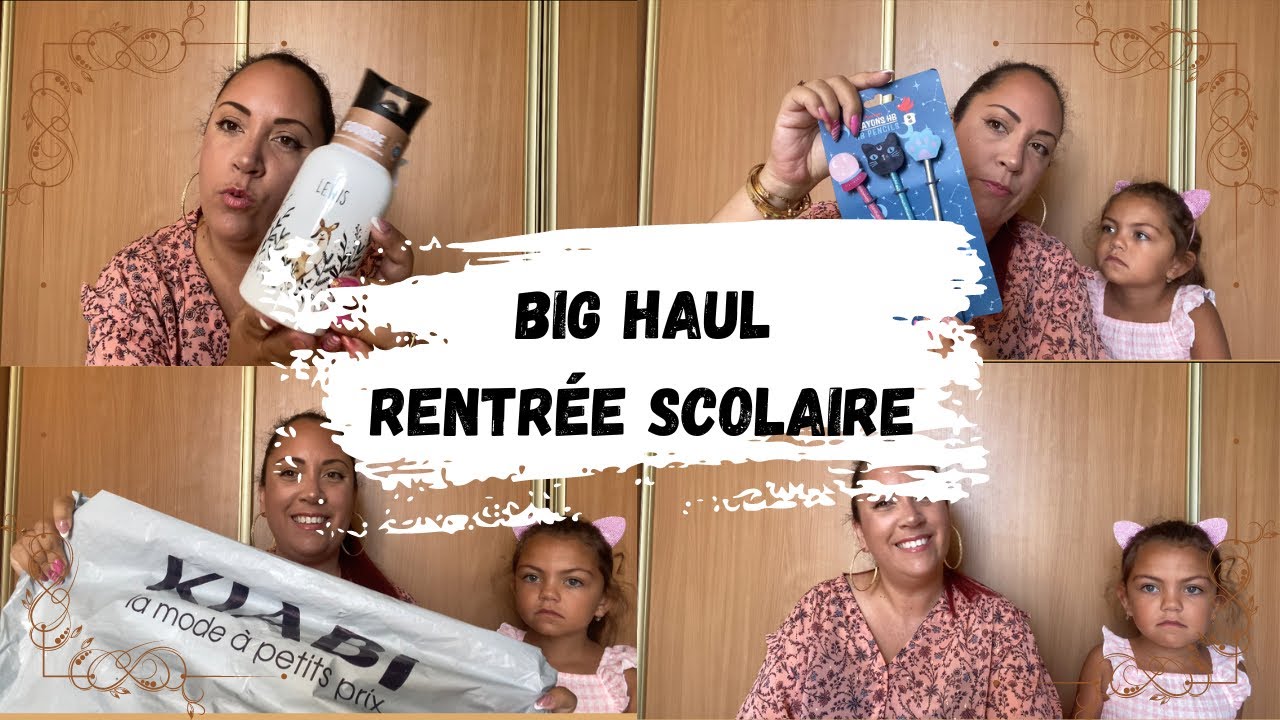 *33* BIG Haul rentrée scolaire. Petit budget pour 3 enfants (PS, CP et 3ieme)