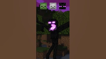 Mutant Zombie,Skeleton and Enderman #mutant #monsterschool