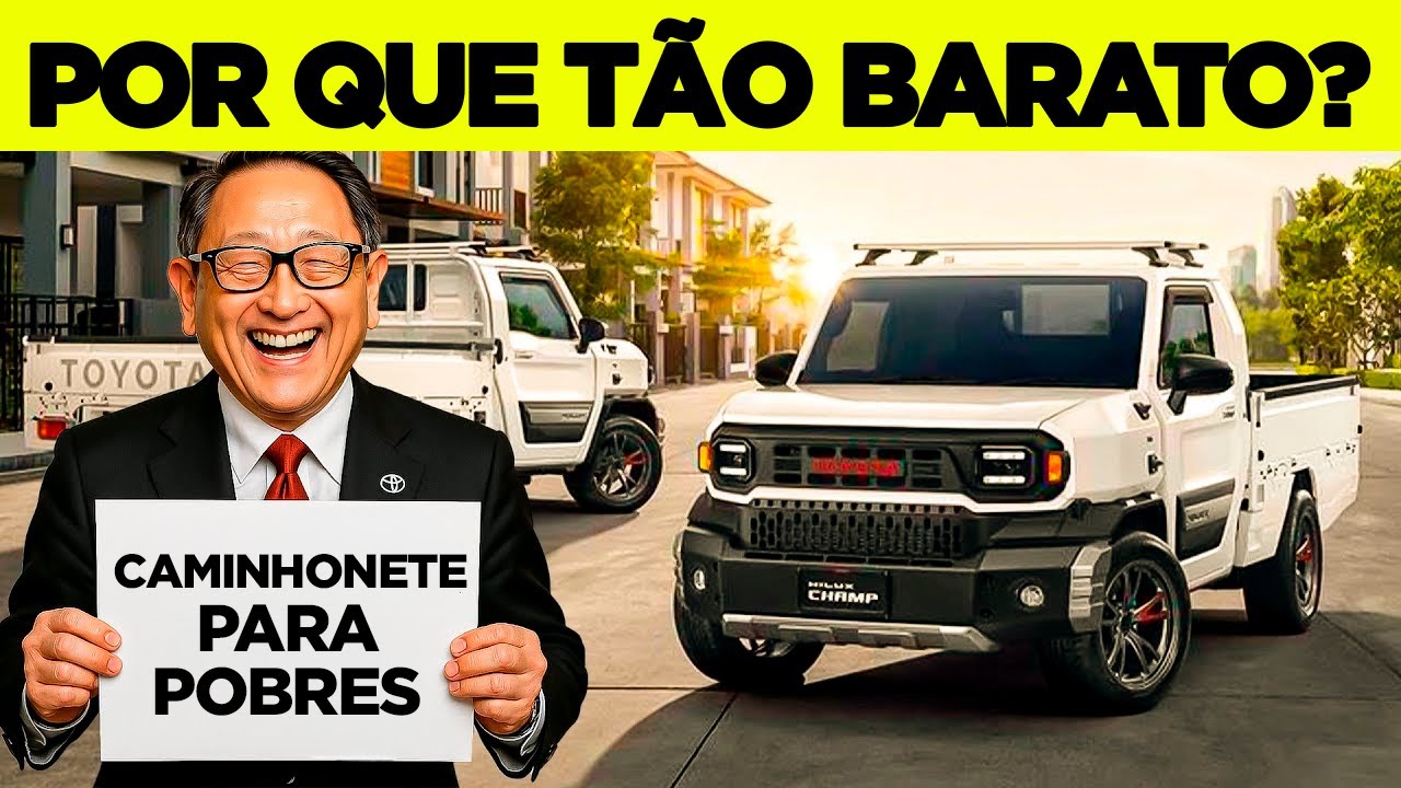 Toyota ULTRAPASSA A CHINA, nova CAMINHONETE JAPONESA ULTRA ECONÔMICA