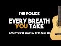 Every breath you take the police acousic guitar karaoke version