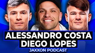 Diego Lopes and Alessandro Costa on overcoming adversity and fighting in the UFC