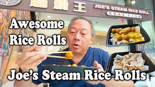Awesome Rice Rolls at Joe’s Steam Rice Roll, #39 in Eat at All 300 Restaurants in NYC Chinatown.